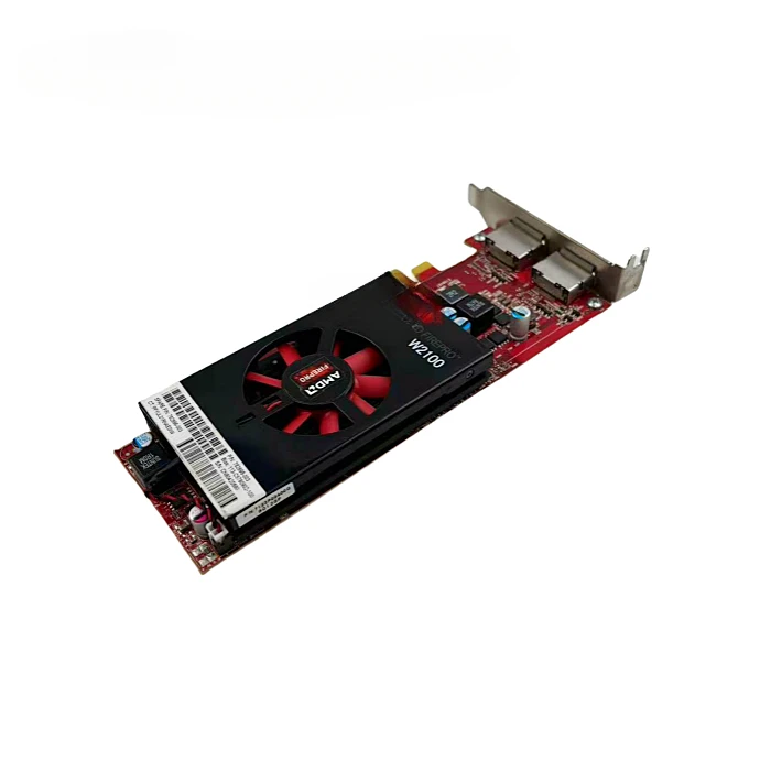 For AMD FirePro W2100 2G Professional Graphics Card CAD/PS Graphic Design Support 4K Dual DP Interface