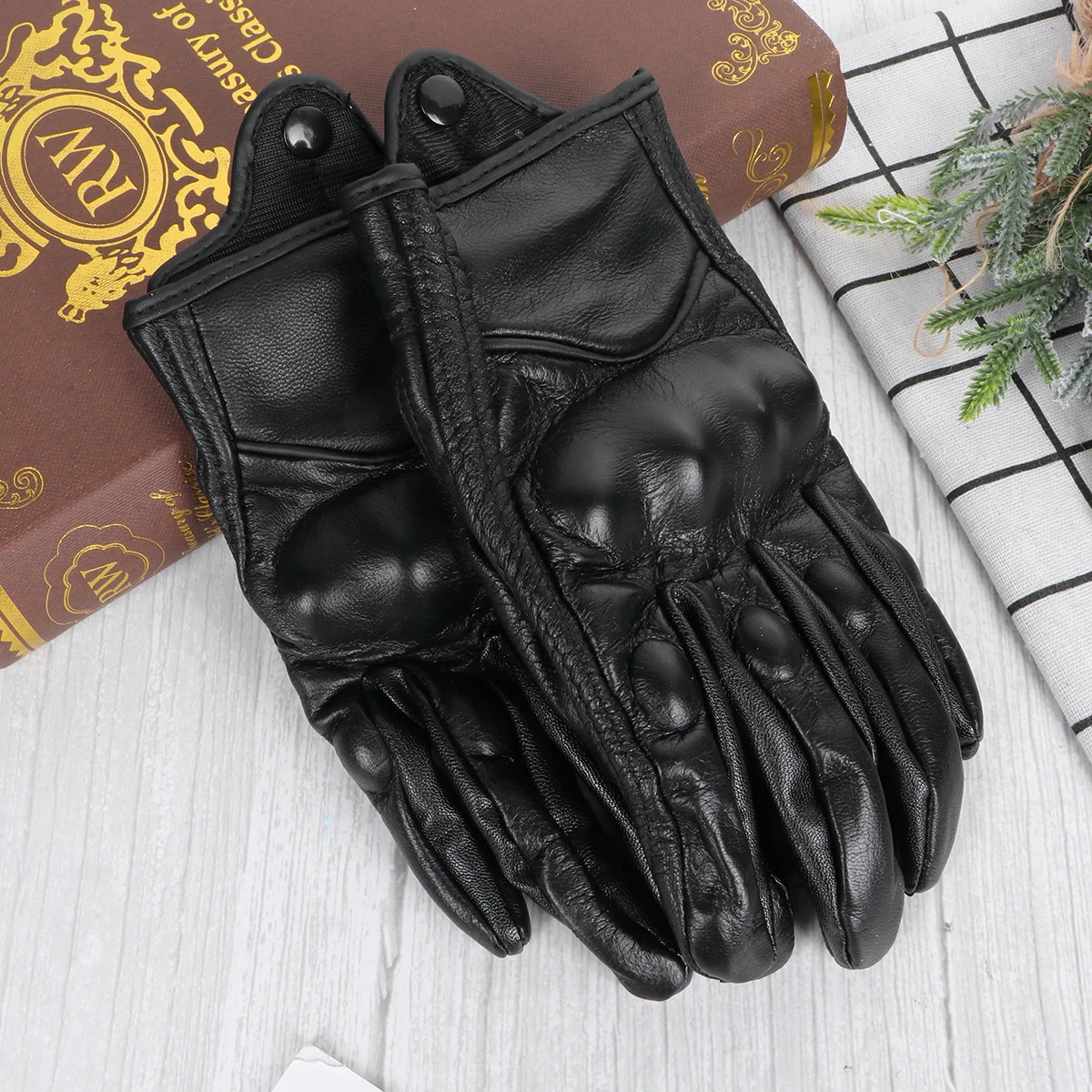 

Motorcycle Black Racing Protection Touch Screen Winter Sports Outdoor Waterproof Breathable Durable Gloves for Men Women