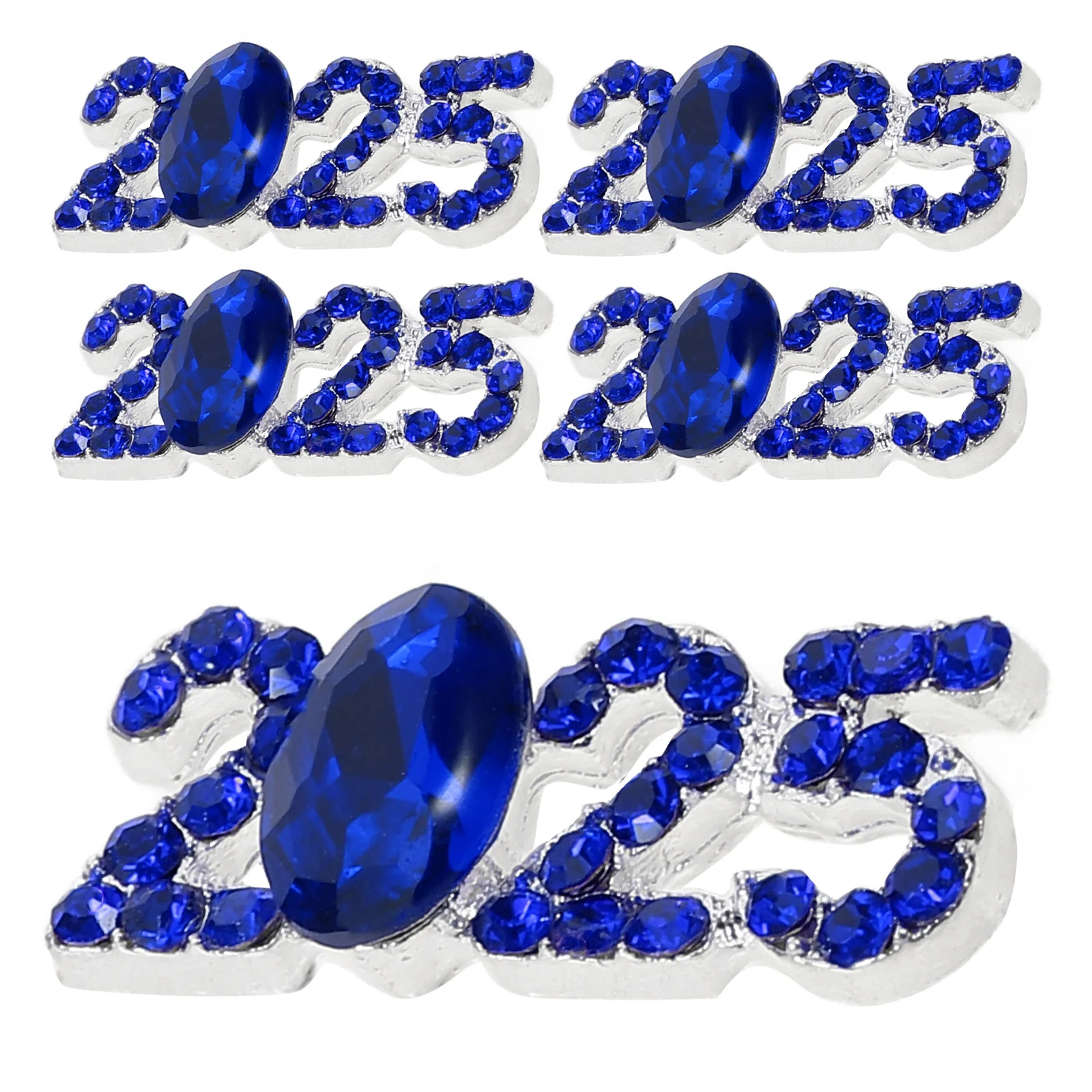 

5pcs Alloy Jewelry Rhinestone Nail Charms 2025 Diy Manicure Decorations Nail Art Supplies Metal Charms For Women