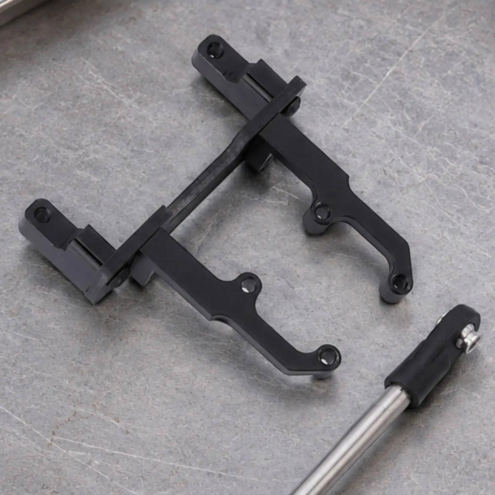 Alloy Car Steering Mount for 1 10 RC Crawler Servo Link Rod Set for SCX10 II