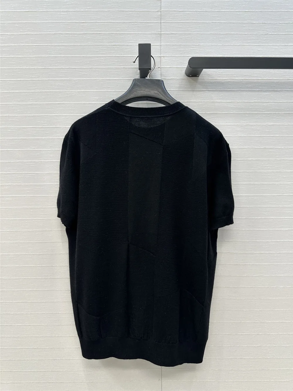 

26 Early Spring New Product Round Neck Women's Wool Blended Casual Versatile Short Sleeve T-shirt Top