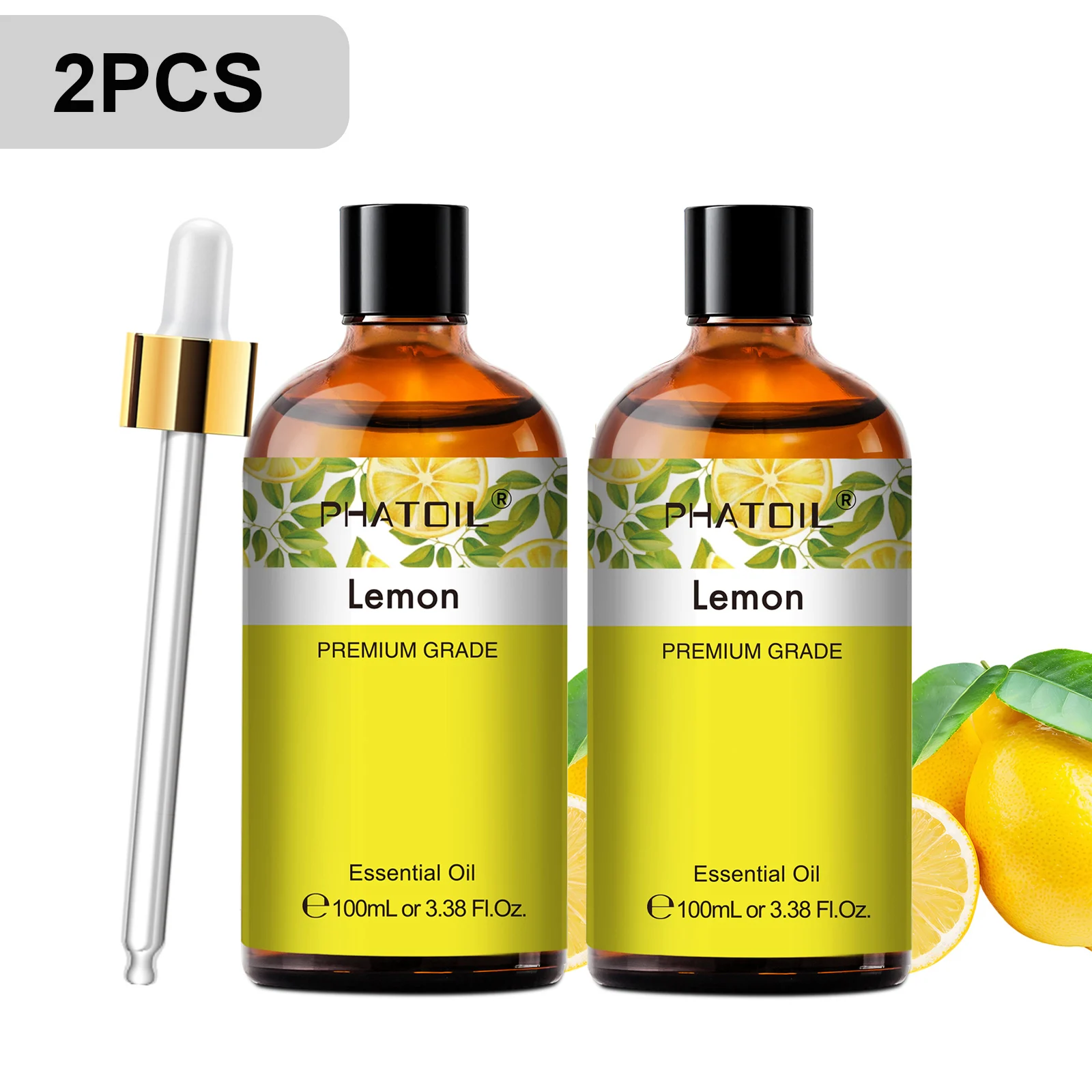 PHATOIL 100ml Premium etherische olie Sandelhout Lavendel Eucalyptus Pepermunt Citroengras Vanille Aromatherapie etherische oliën