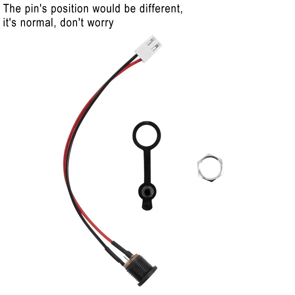 E-Scooter Charging Interface Power Cable Charging Socket Port Plug For Vivobike Electric Scooter Ebike Charger Round Hole Plugs