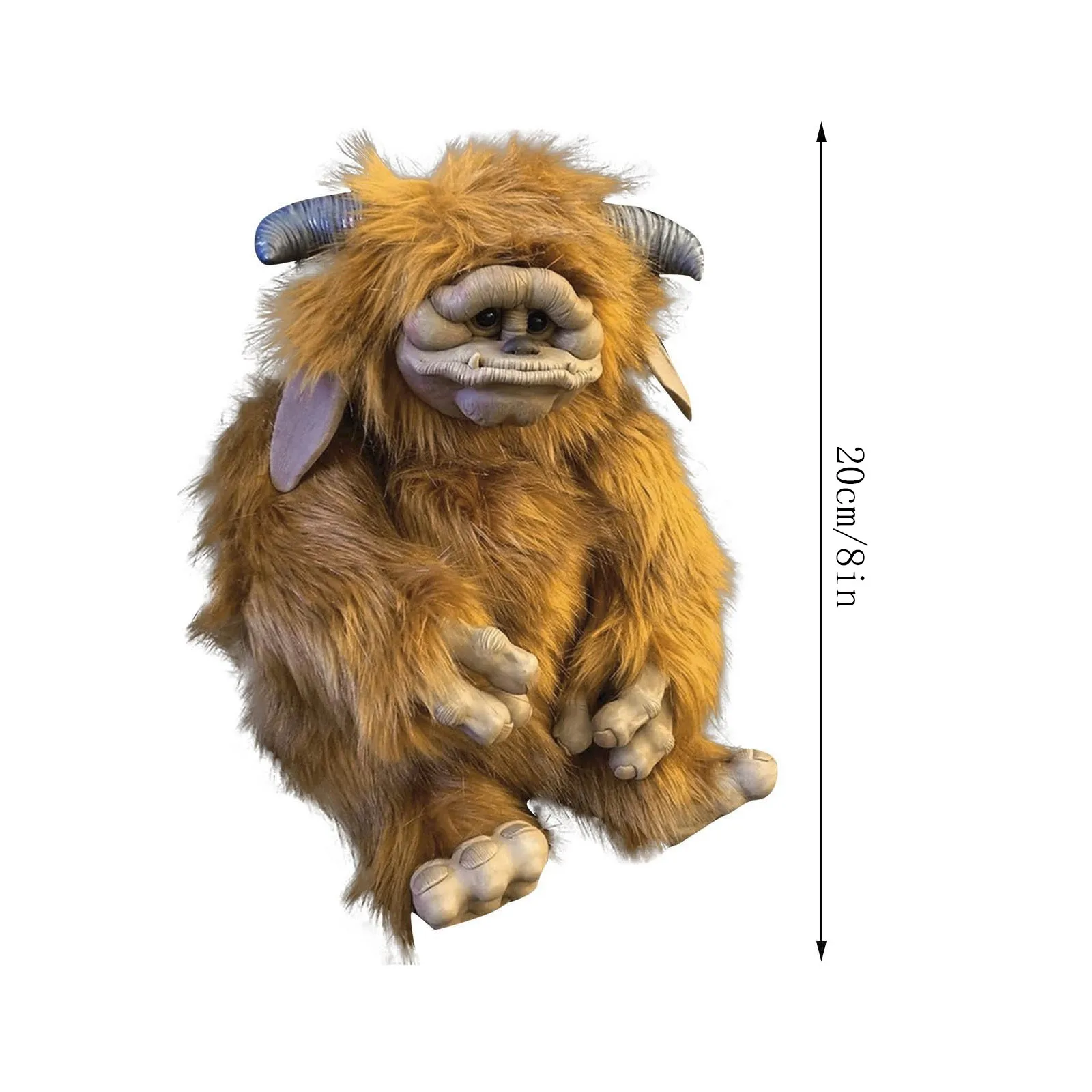 لودو من متاهة أفخم Orangutans ودمى بولهورن اليدوية أفخم دمية لعبة طفل مضحك 9.8 بوصة هدية أفخم دمية الاطفال هدية