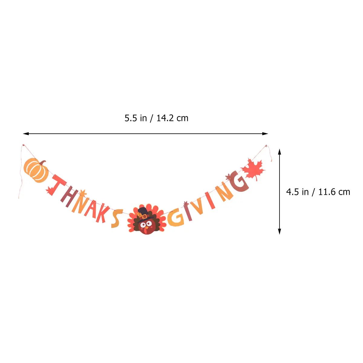 

Thanks Giving Party Banner Turkey Decoration Stylish Chic Theme Decor Indoor Outdoor Creative Funny Thanks Giving Banner