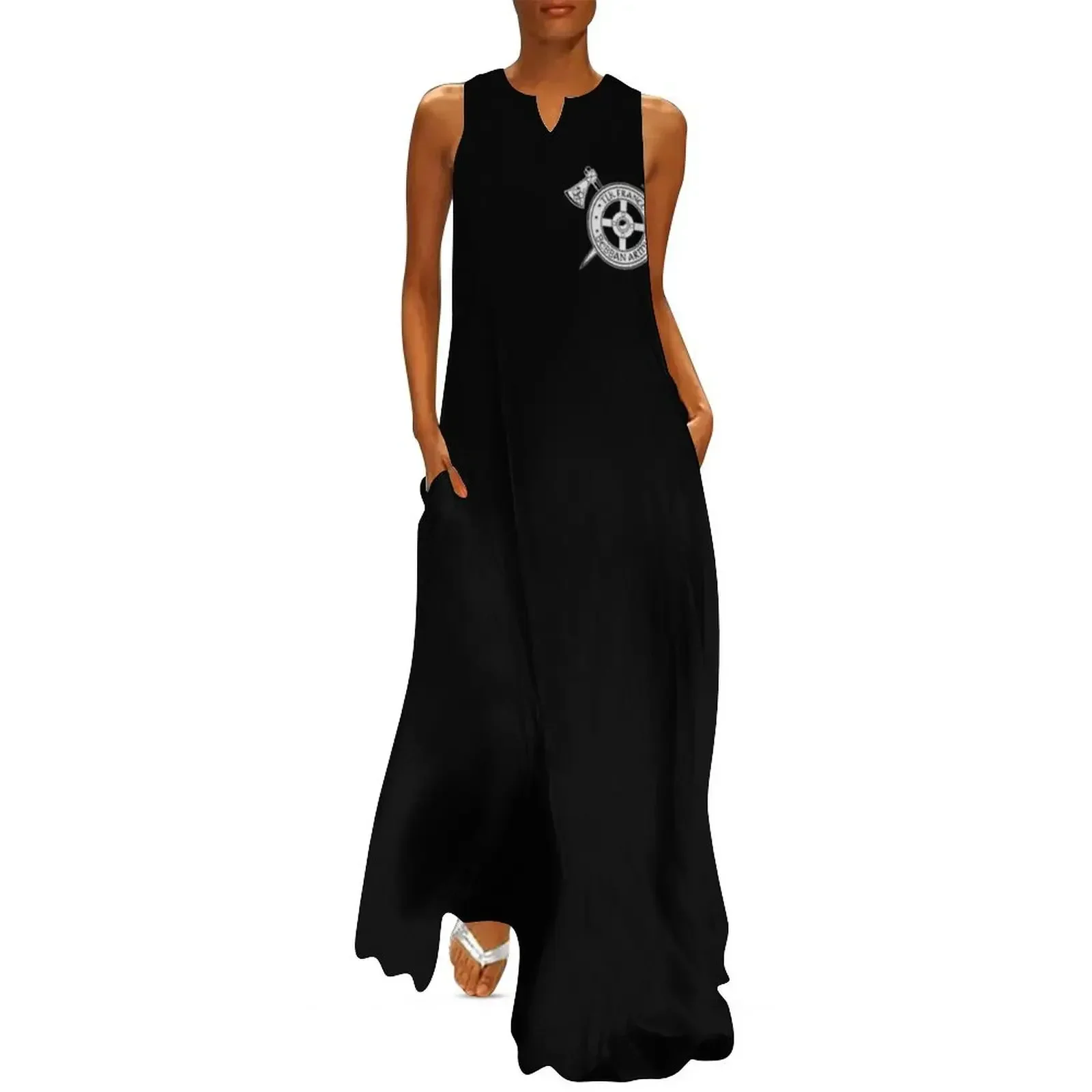 

TLK Group France Logo - White Long Dress Dress for pregnant women Female clothing prom dress 2025 Women's evening