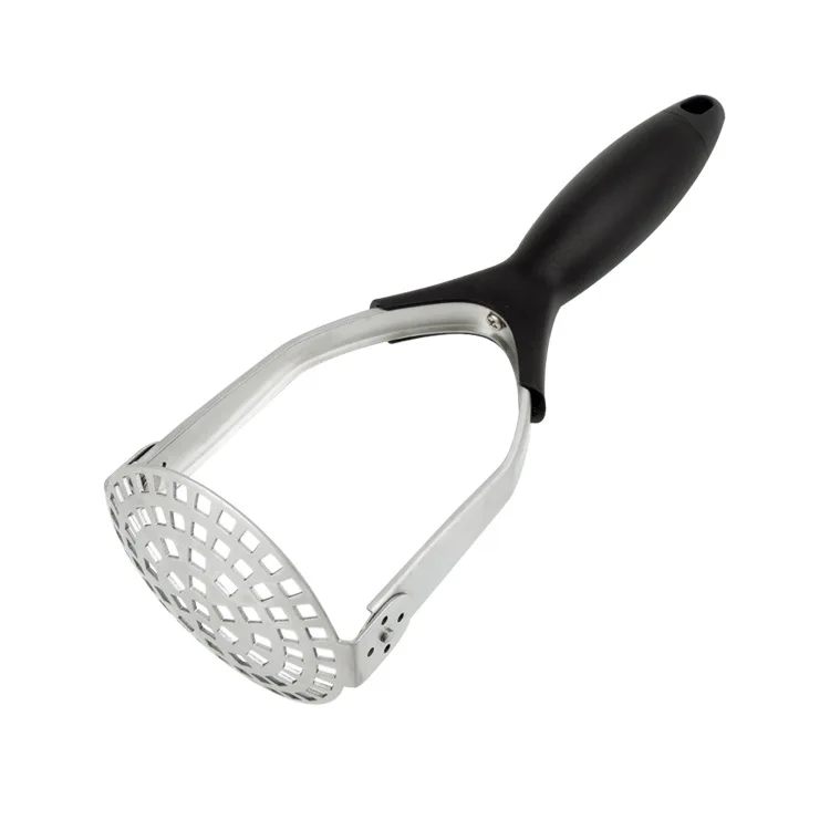 Manual Potato Masher Stainless Steel, Potato Press Tool for Smooth Mashed Potatoes, Vegetable Puree, Baby Food, Kitchen Utensil