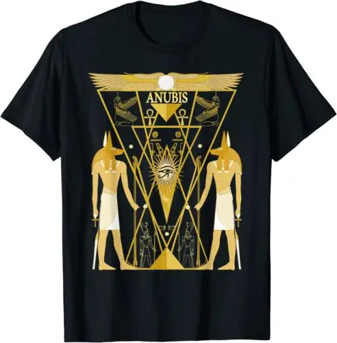  Ancient Egyptian God Anubis Design Great Gift Idea Tee T-Shirt S-3XL