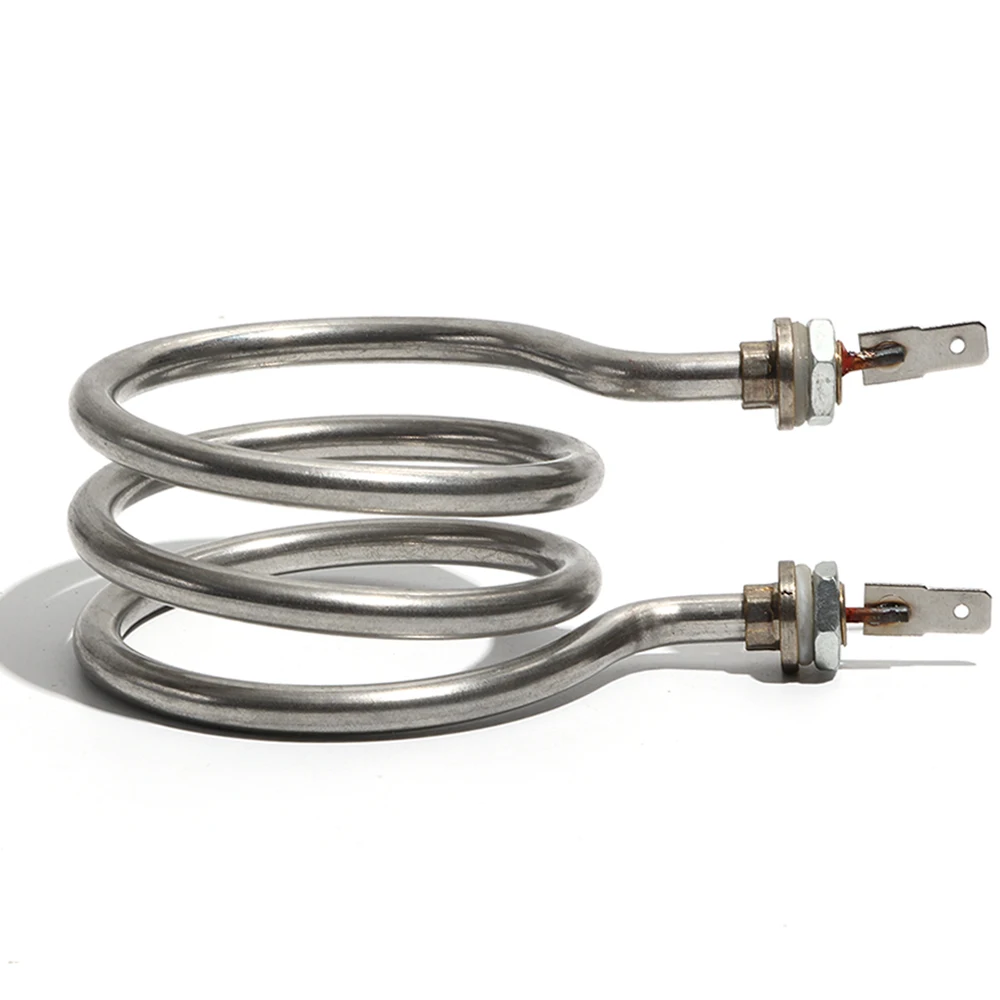 LUJINXUN-Elemento de aquecimento elétrico, distribuidor de água, tubo transversal de mola, 3 bobinas, 7mm, 220V, 800W