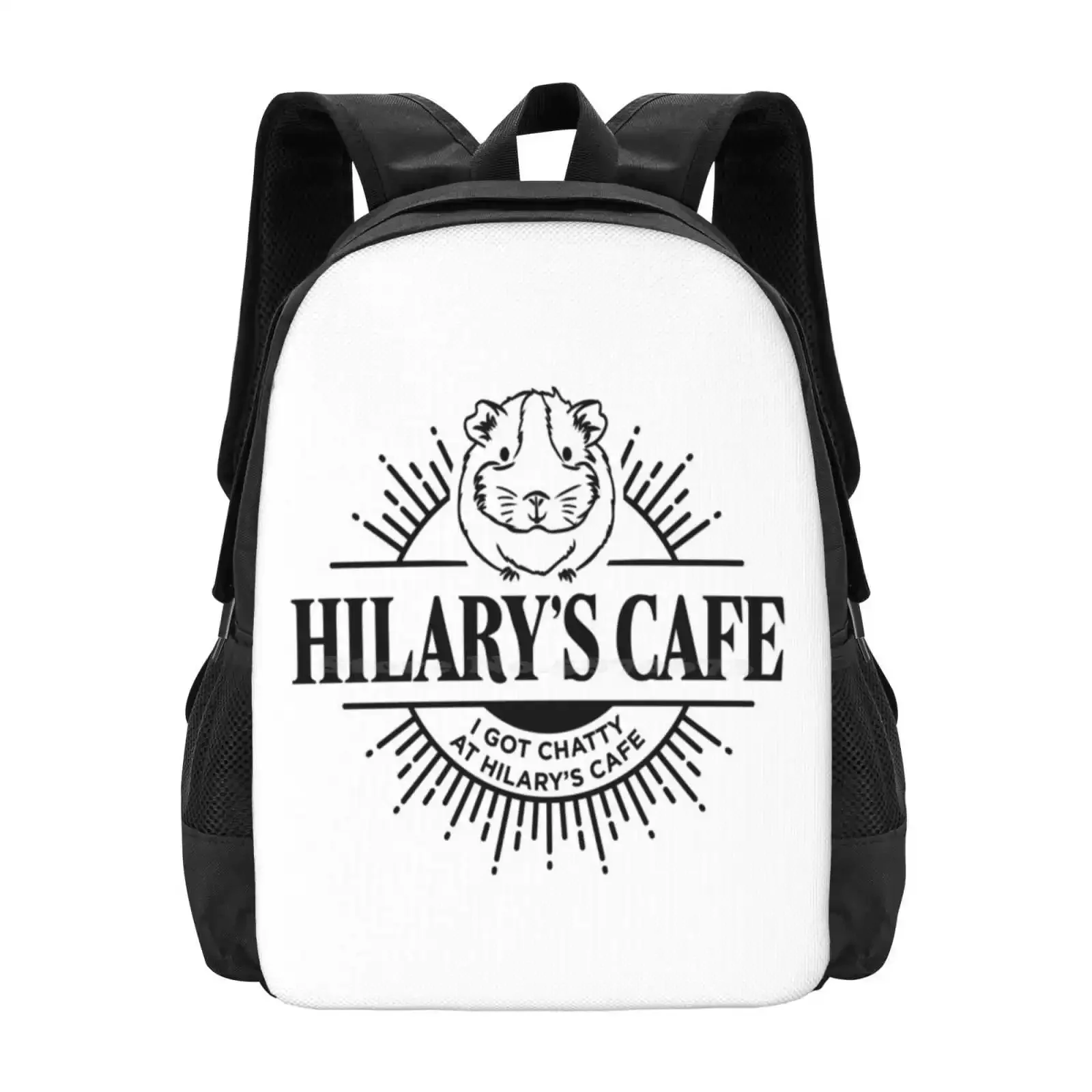 

Fleabag - Hilary'S Cafe Hot Sale Schoolbag Backpack Fashion Bags Fleabag Wedding Speech Quote Love Is Awful Sexy Priest Chatty