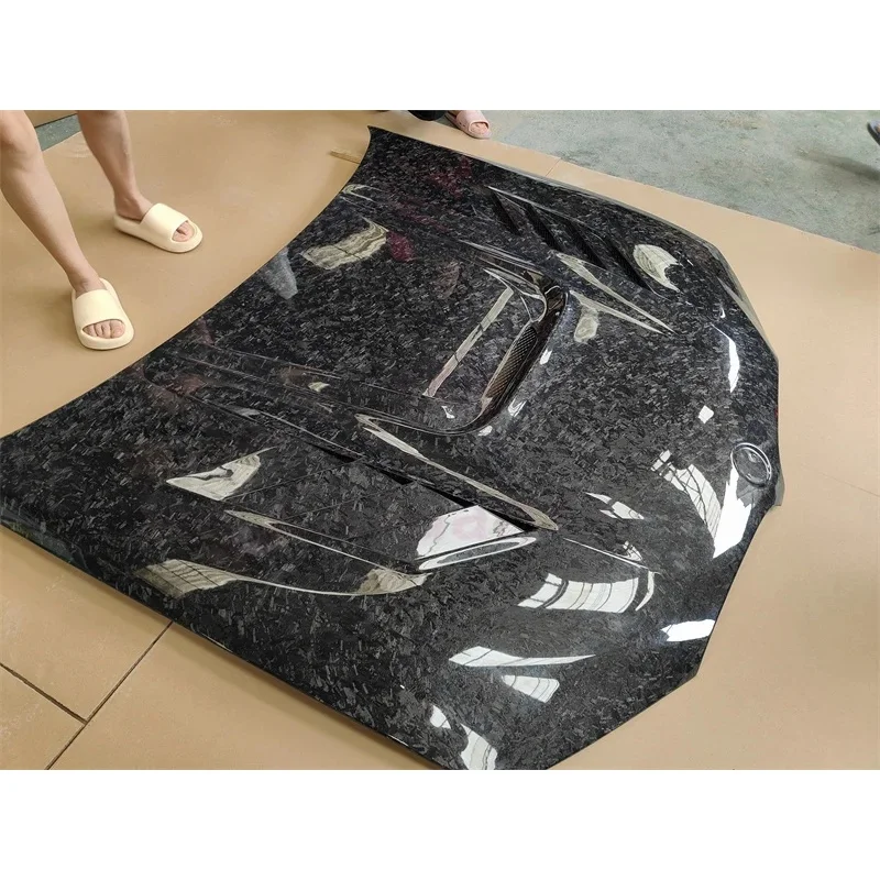 Forged Carbon Fiber Engine Hood for B X4M F98 X3M F97 G01 G02 G08 Body Kit Front Bumper Edge Side Skirt Rear Diffuser