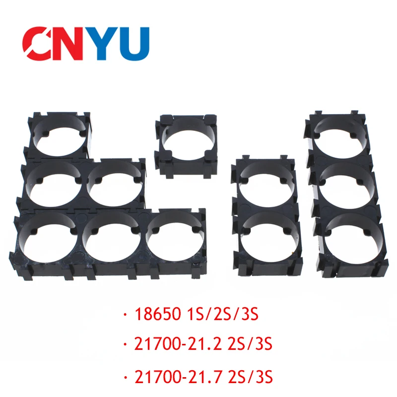 20/50pcs Battery Stand 18650/21700 Safety Anti-vibration Lithium Battery Stand Plastic Stand Plastic