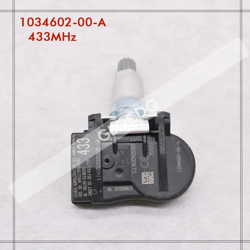 4X TPMS センサー テスラモデル 3 モデル S モデル X 433Mhz タイヤ
