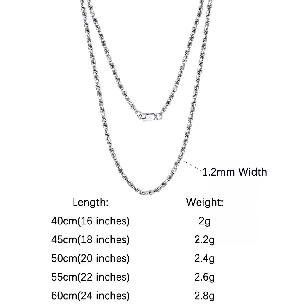 Rinntin SC29 Necklace Silver 5