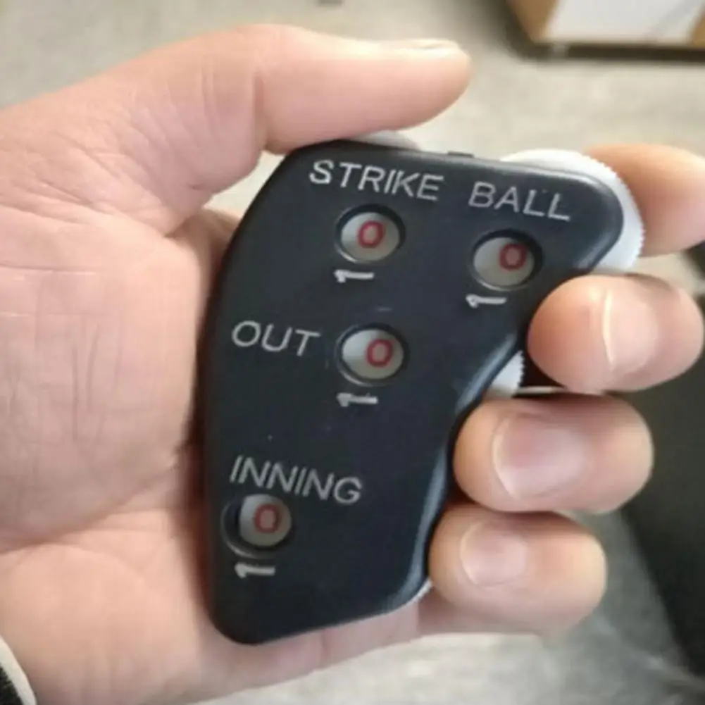 4 Wheel Umpire Indicator Referee Counter Outs Innings Balls Baseball Clicker Softball Strike Referee Clicker Sports Counter