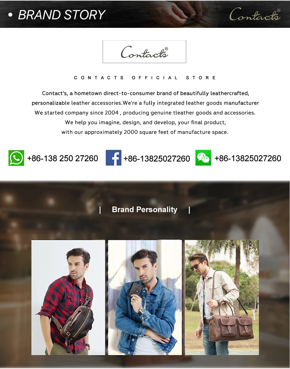 CONTACT'S Sling-Umhängetaschen aus echtem Leder für Herren, Vintage-Umhängetasche, Umhängetasche für Herren, Reisetasche für 8,3 Zoll iPad Mini – Detail 15