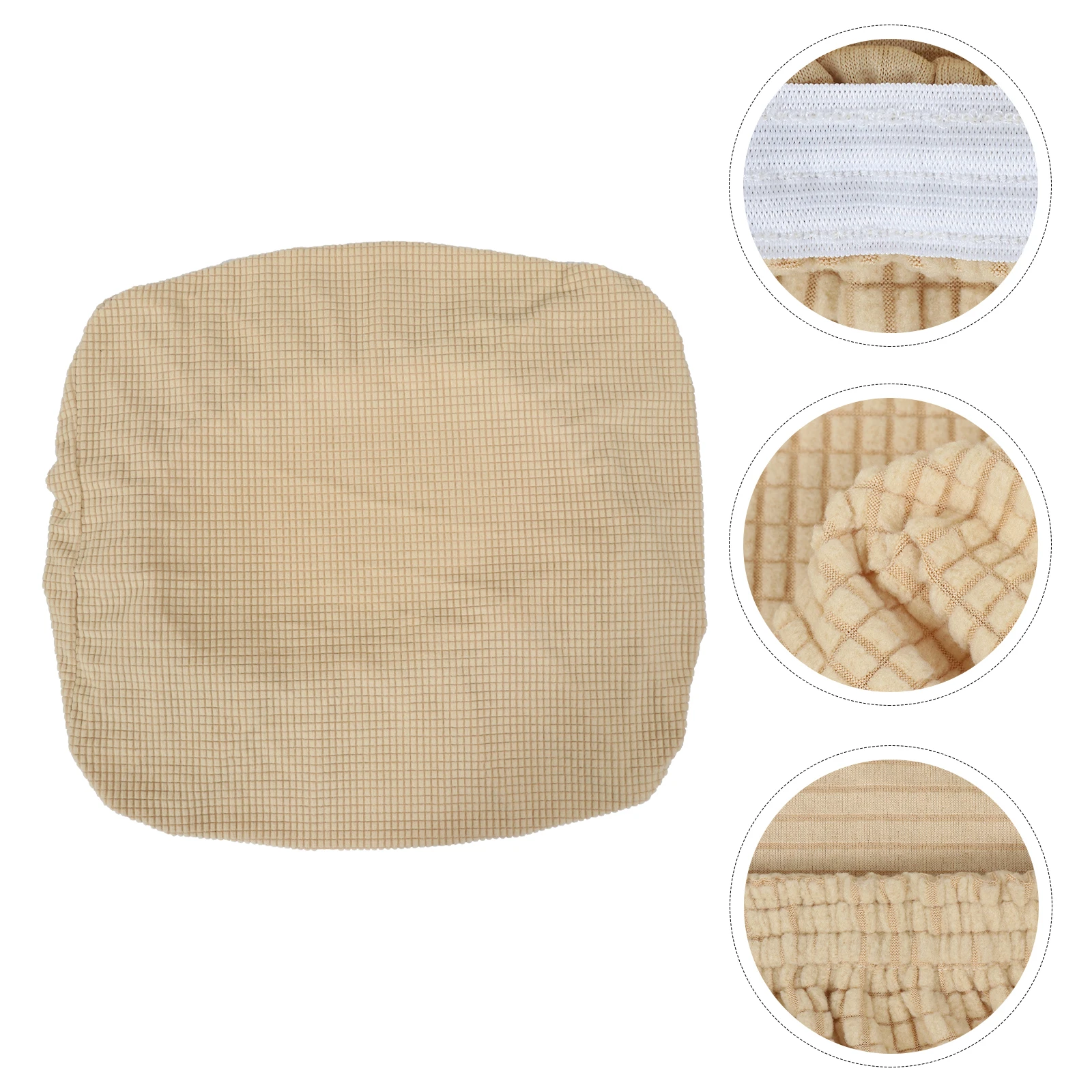 

Piano Stool Cover Bench Replacement Embroidered Seat Protective Cloth Single Elastic