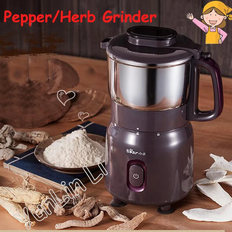 300g Electirc Pepper/Herb Grinder Ultra-fine Grain Grinding Machine Household Small Milling Machine