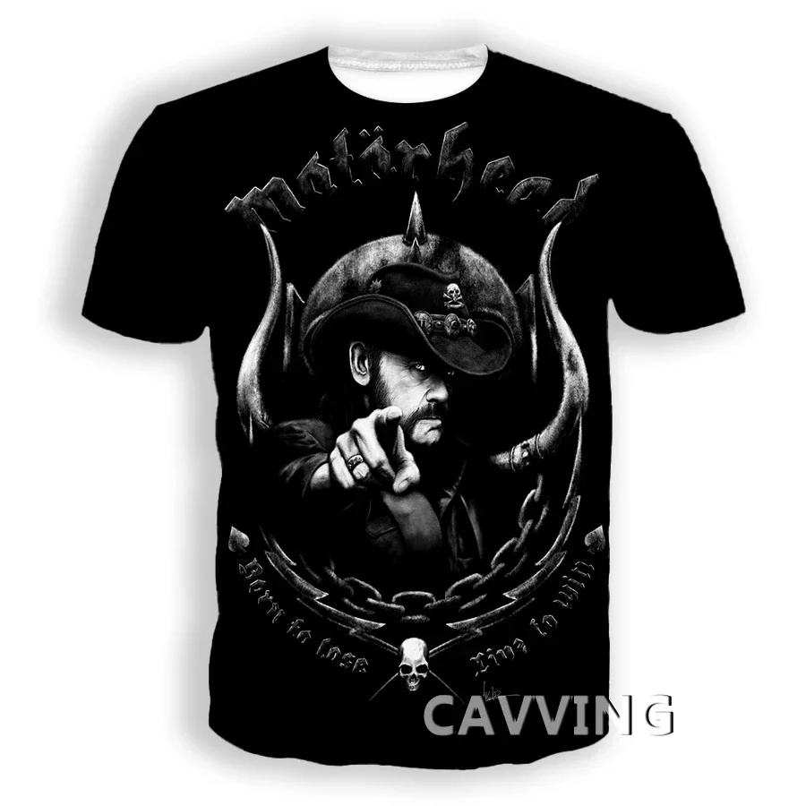 

Hot Fashion Men and Women 3D Printed Metal Rock Band Casual Comfortable Crewneck T-shirt Hip Hop Harajuku Style Loose T-shirt