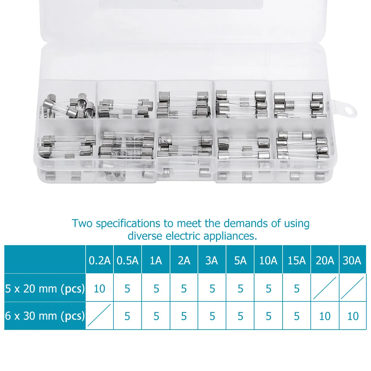 100Pcs Car Glass Tu…