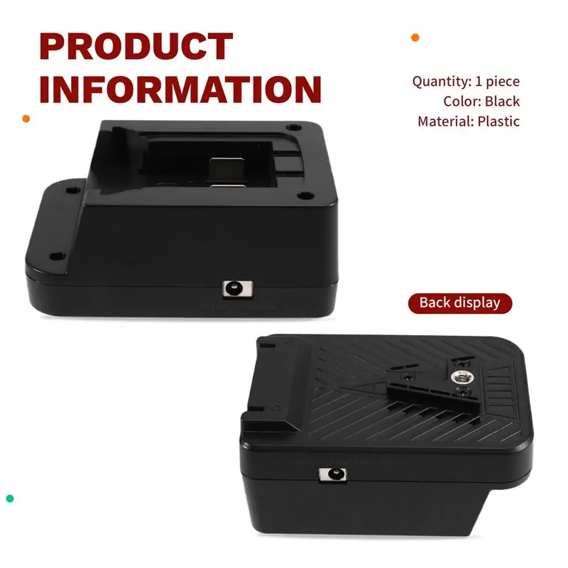 [NEW!X13A】 For 18V-21V Battery To V-Type Solar Panel Converter PD100W Fast Charging High-Efficiency Light Module