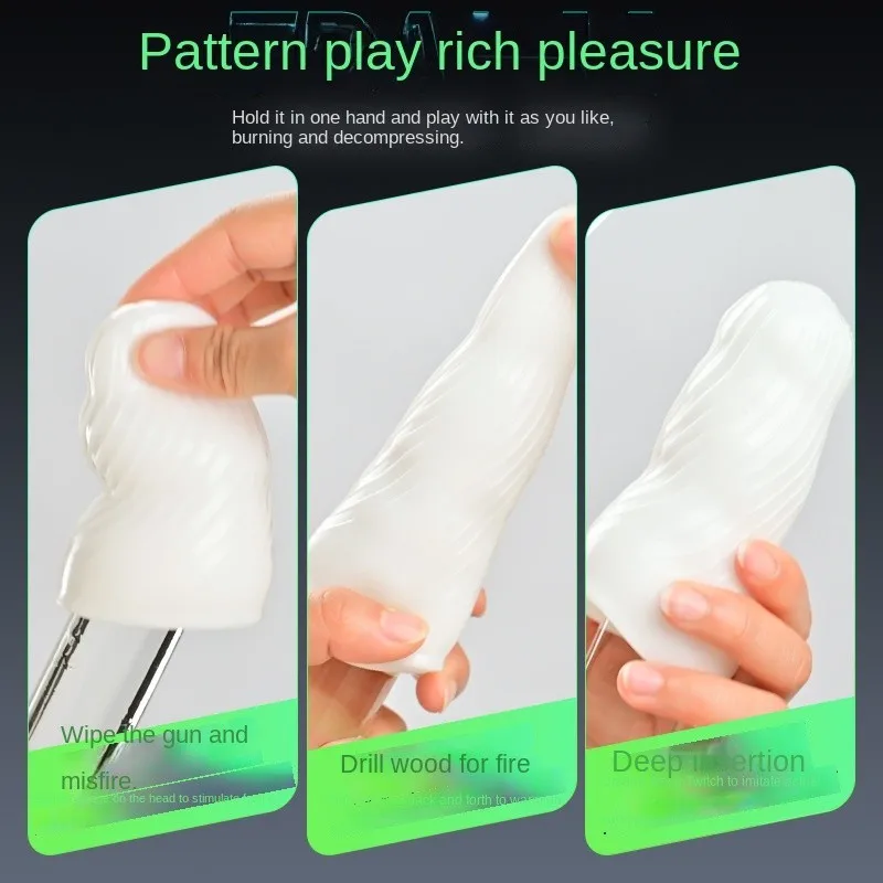 Rainbow Male Masturbation Cup Glans Trainer for Men Sex Toys Shop