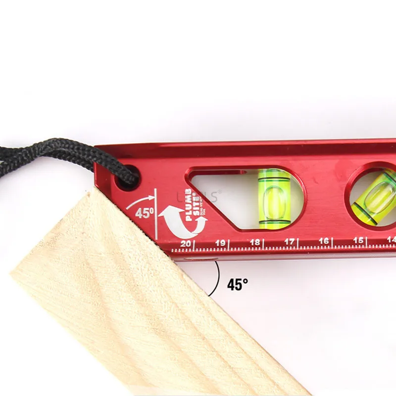 71mm High Precision Spirit Level Magnetic High Bearing Ruler Lever Bubbles Rustproof Horizontal Ruler Spirit Level Balance Ruler