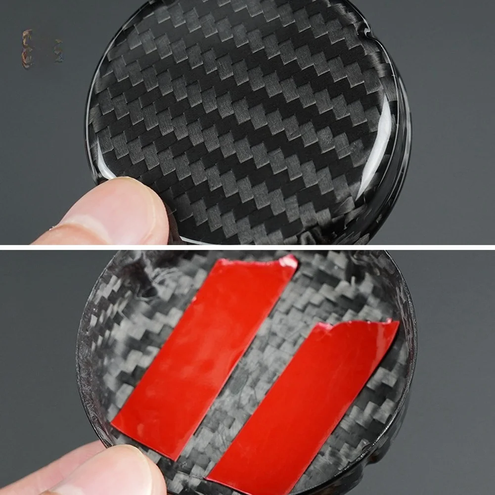 

Carbon Fiber Oil Cap Cover for Brake Fluid Reservoir Compatible with For Fiat 500 500C and For Abarth Sport Upgrade