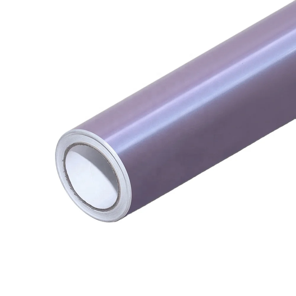 

CARBINS Car Wrap Vinyl Film PET Silver Magic Purple Vinyl Stickers Bubble Free Car Sticker For Changing Cars Body Color