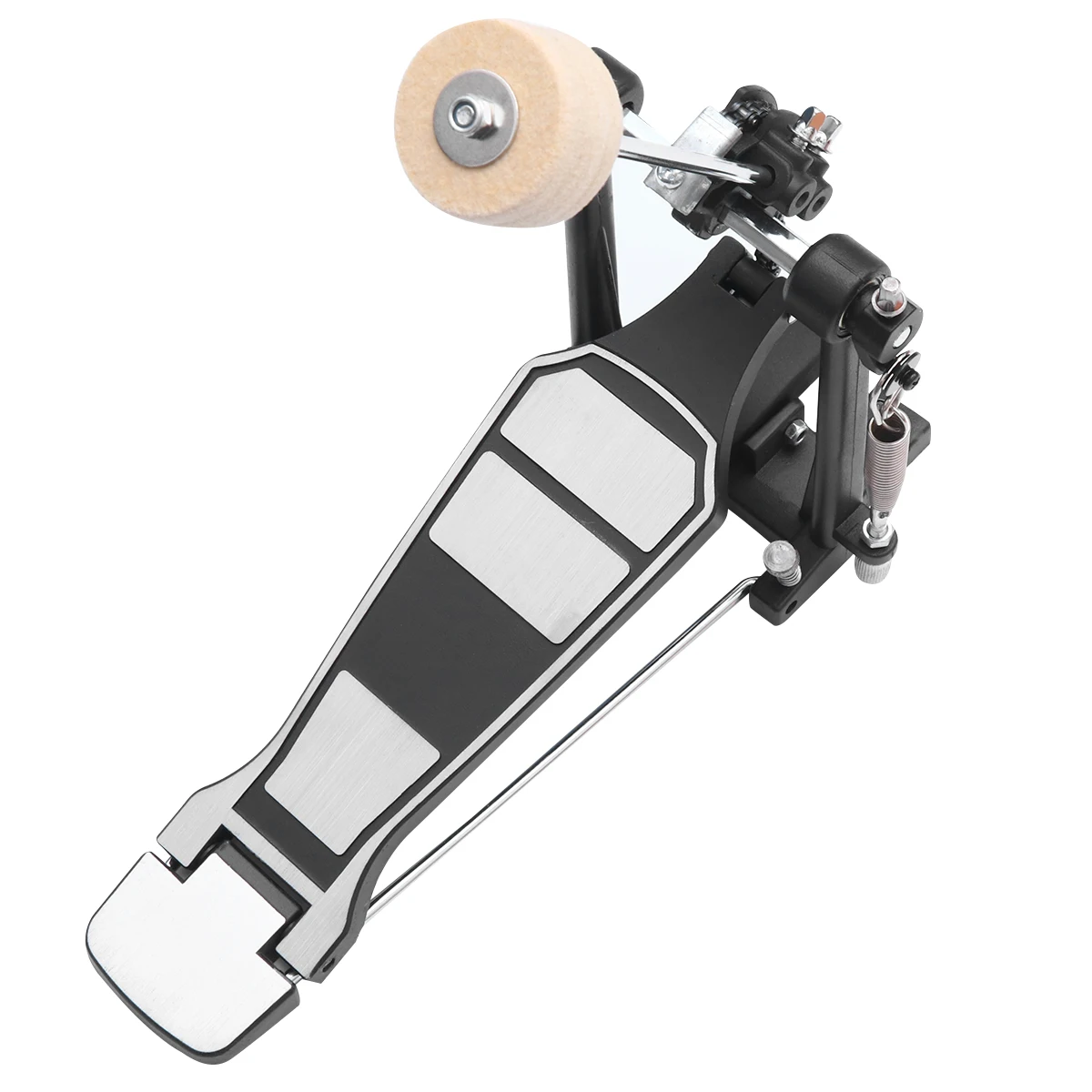 

Single Drum Metal Foot Pedal Heavy Duty Replacement Bass Drum Foot Kick Durable Solid Pedal Replacement For Cracked Broken Sets