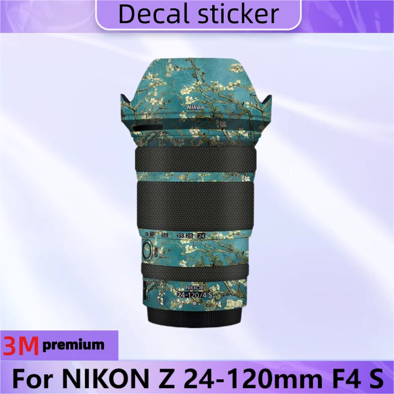 For NIKON Z 24-120mm F4 S Lens Sticker Protective Skin Decal Film Anti-Scratch Protector Coat Z24-120 24-120 F/4 F4S F/4S