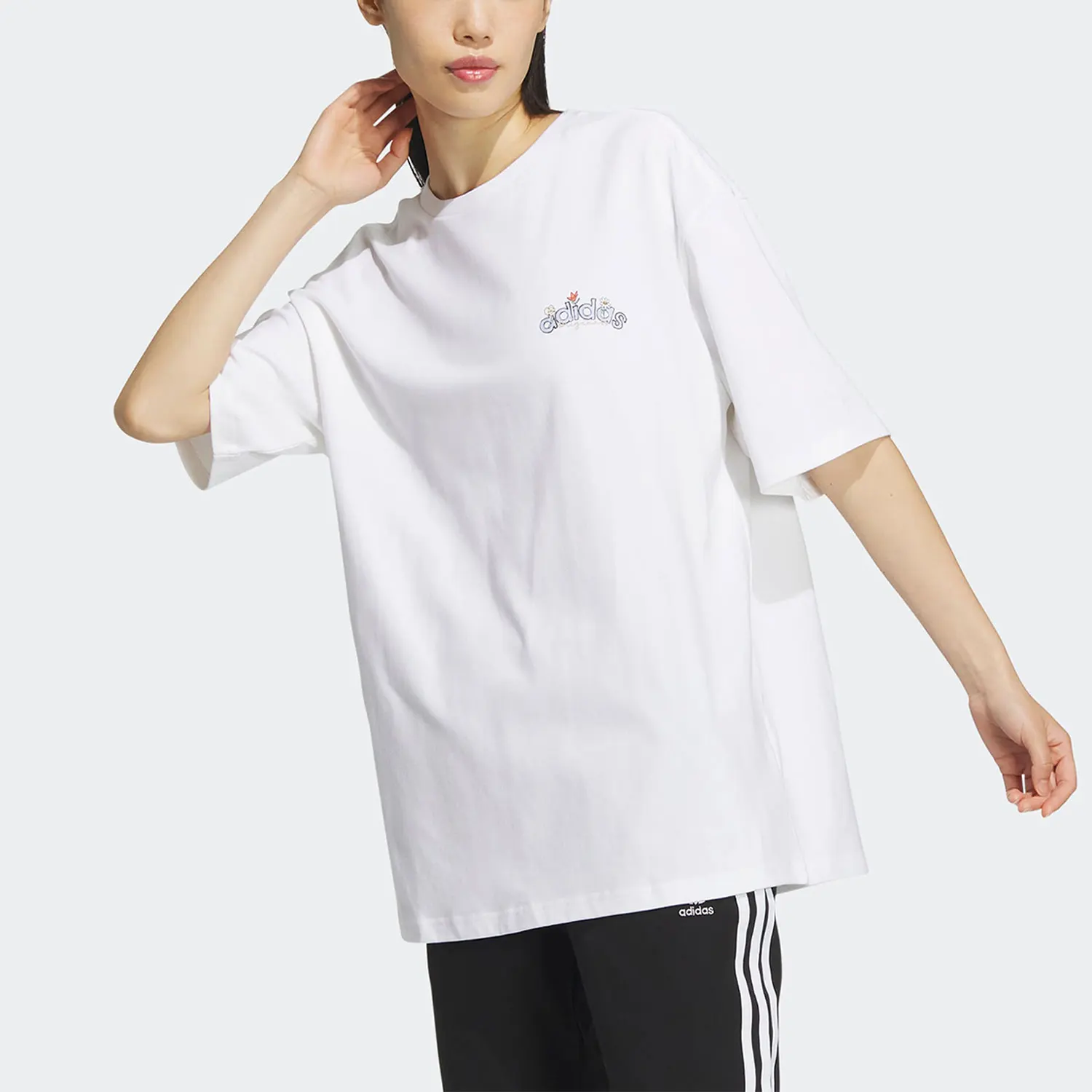 

Adidas Originals Trefoil Womens Casual New Fashion Sports Short Sleeve T-Shirt IK8636