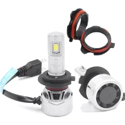 70W H7 LED Headlight Bulb for Bmw E39 E46 E60 E61 F10 F11 F07 F85 G30 G31 G38 8000lm H7 Led Bulb Light H7 Led Socket Adapter