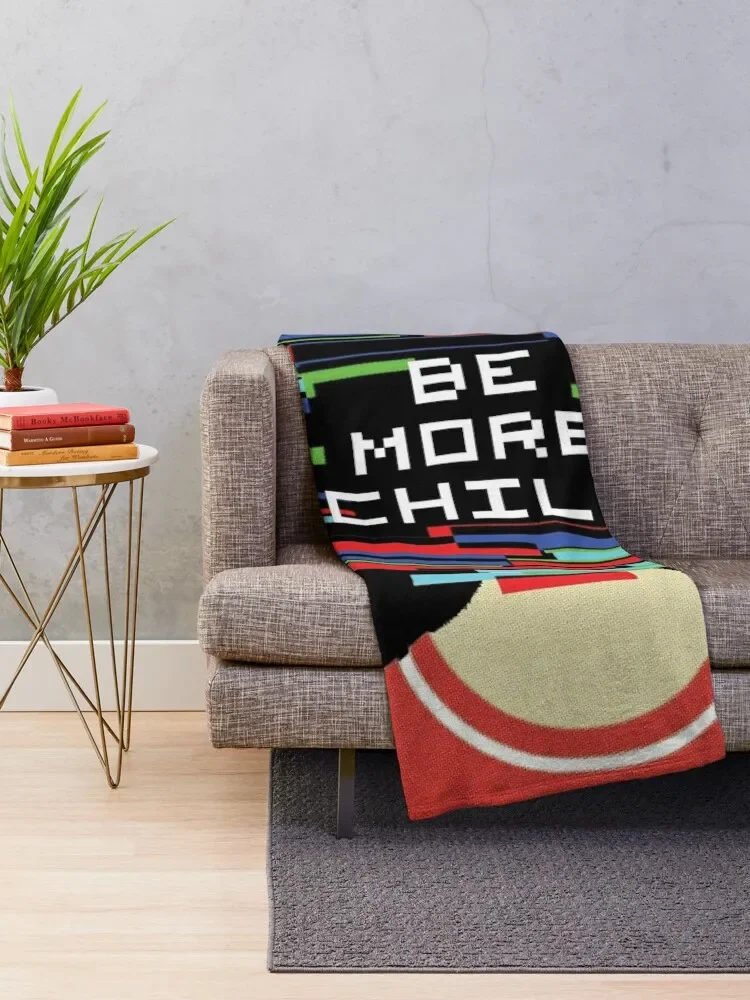 Be More Chill- Official Recording Throw Blanket Cute Plaid Picnic Blankets