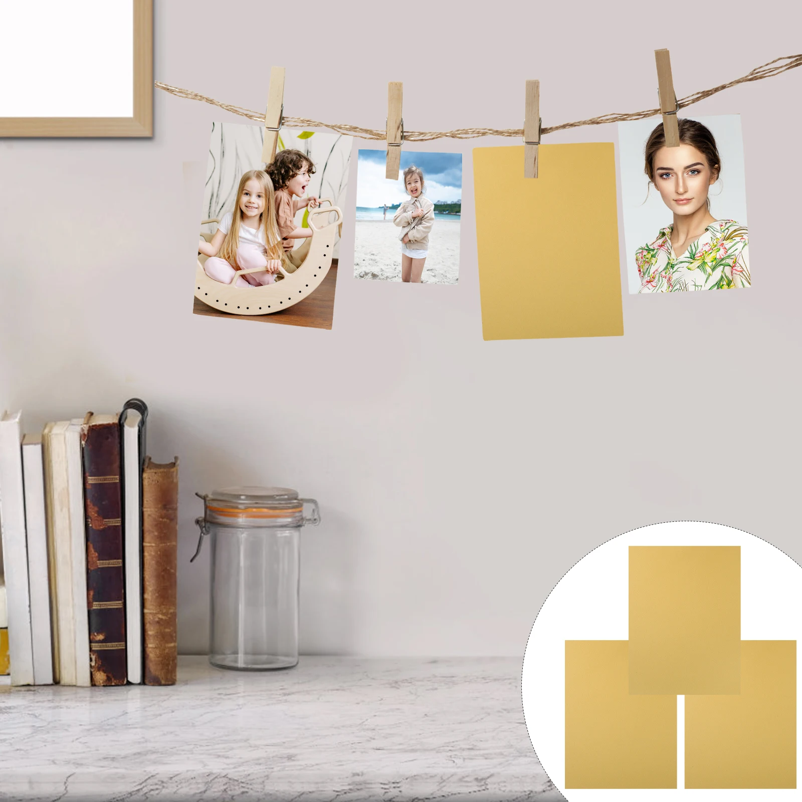 3pcs Diy Sublimation Metal Sublimation Blank Sheets Blanks Metal Sheets Photo Frame Wall Poster Sign Craft Board For Decor