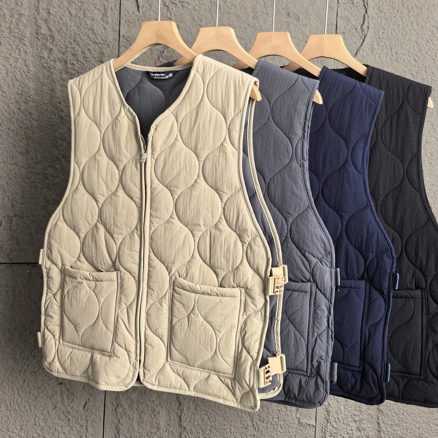 

Ретро-японская тонкая хлопковая куртка с V-образным вырезом и пэчворком, осенняя, с наполнителем из полиэфирного волокна, свободного кроя, молодежная мода