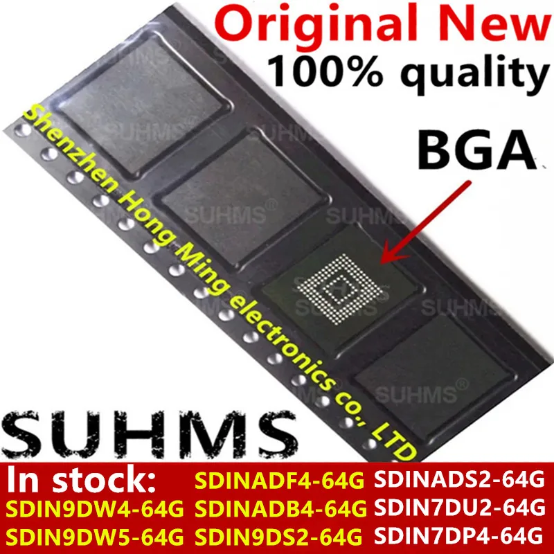 

(1piece) 100% New SDINADF4-64G SDINADB4-64G SDIN9DW4-64G SDIN9DW5-64G SDIN9DS2-64G SDINADS2-64G SDIN7DU2-64G SDIN7DP4-64G BGA