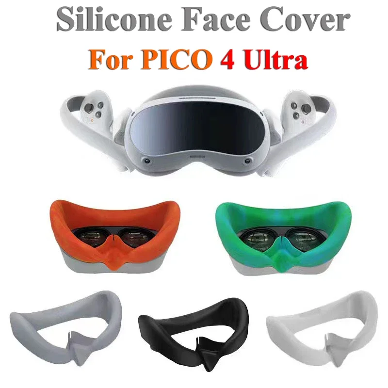 Colorful Silicone Face Cover for PICO 4 Ultra VR