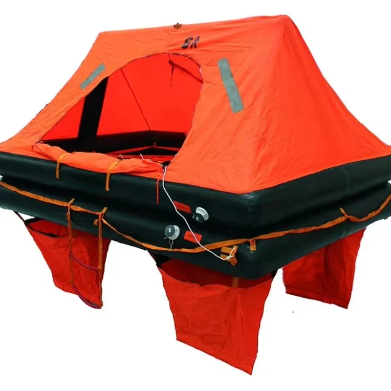 Открытый двусторонний плот Ocean Survival, надувной спасательный плот