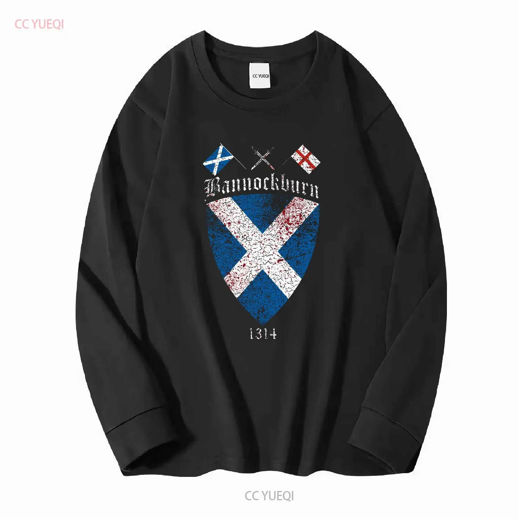 Bannockburn T Shirt Robert 1314 Flag Scotland the Bruce Banner Scottish Battle vintage Washed Comfortable graphic fashion homme view 3