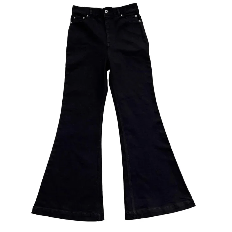 Herenjeans Modebroek voor heren Rits Volledige lengte Streetwear Broek Denim Zwart Effen Herenkleding