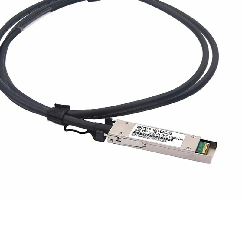 Imagem -02 - Xfp para Sfp Cabo Dac 10g 1m2m Passivo Direct Anexar Cobre 10gbps Cabo Twinax Compatível com Ciscoubiquitimikrotik Switch