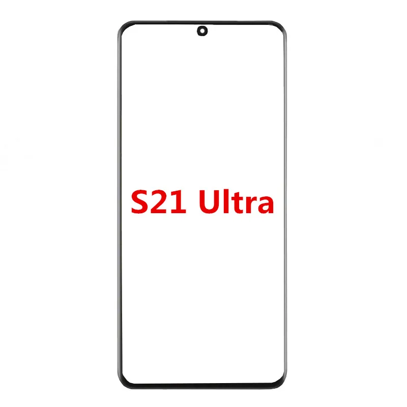 Pantalla táctil para Samsung Galaxy S24 Ultra S23 S22 S21 S20 Plus 5G Out lente de Panel frontal LCD de vidrio con OCA