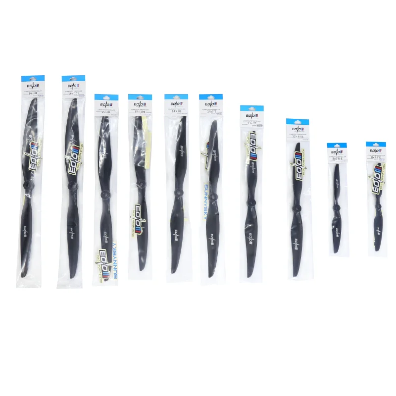 SunnySky EOLO 2-Blade Composite Propeller 8 10 12 13 14 15 16 Inch For 30E-70E RC Fixed Wing Airplane Cruise UAV Drone