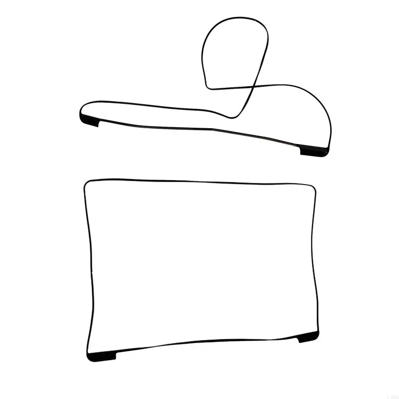 L4MA para A1398 15 polegadas tela LCD Exibição borracha Middle Frame