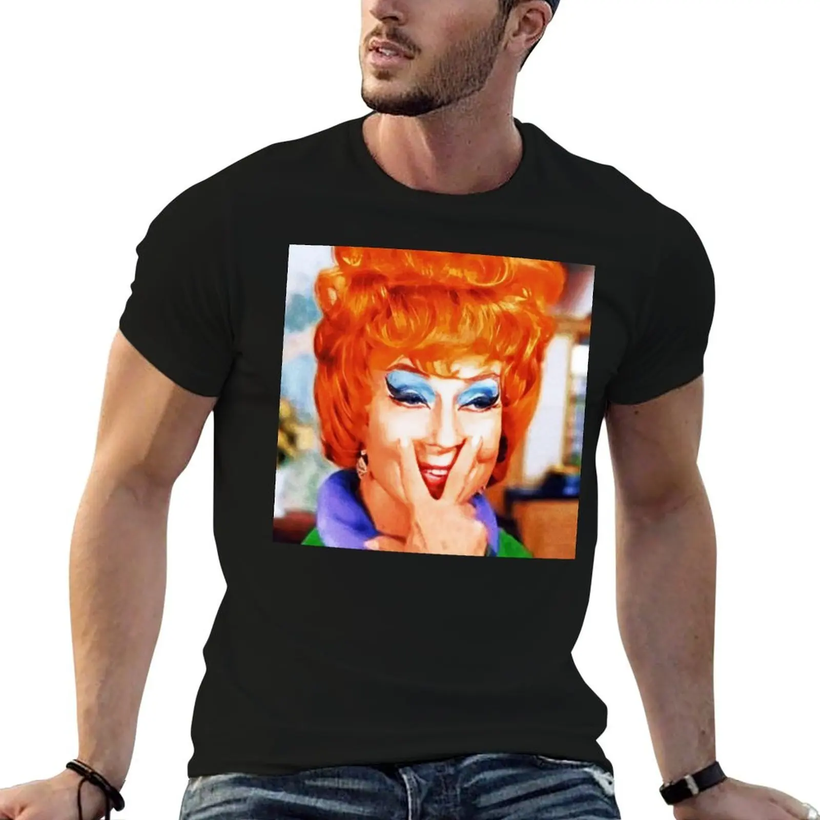 

Agnes Moorehead's ENDORA T-Shirt man t shirt summer essential t shirt t shirts for man cotton T-shirt