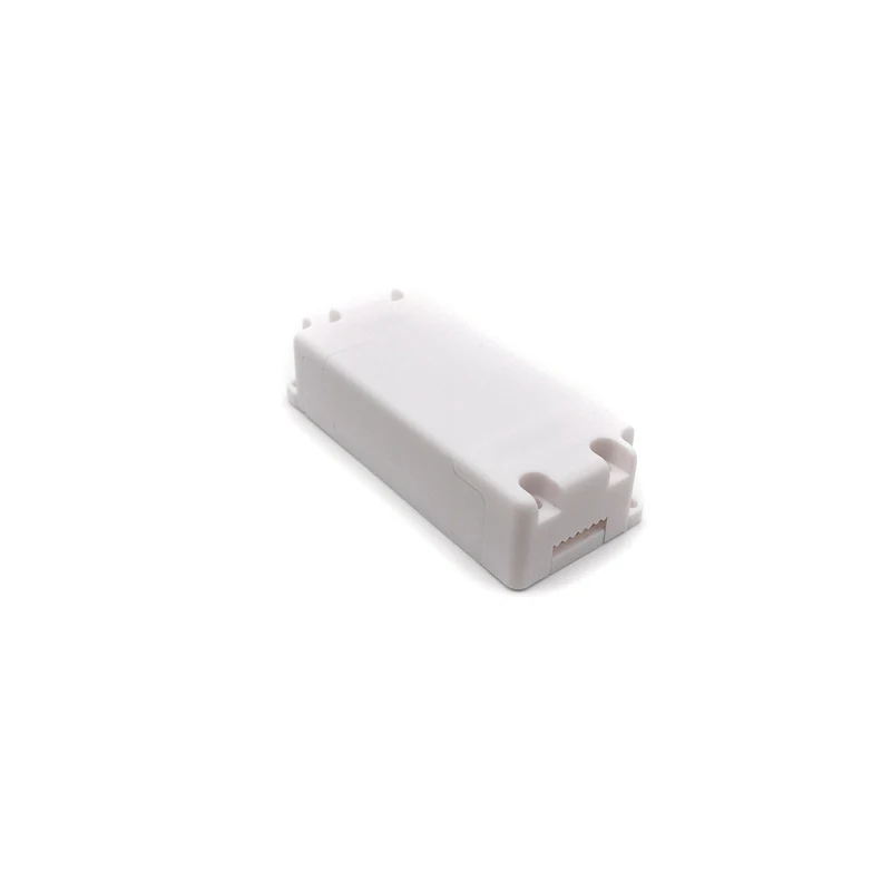 LK-LED26 5Pcs Witte Led Driver Plastic Behuizing Voeding Instrument Abs Project Outlet Junction Box 88x38x21mm