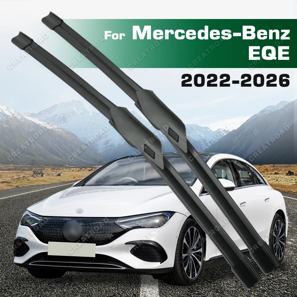 

For Mercedes-Benz EQE V295 2022-2026 2023 2024 2025 Wiper Front Wiper Blades Windshield Windscreen Window Brush 26"+19"