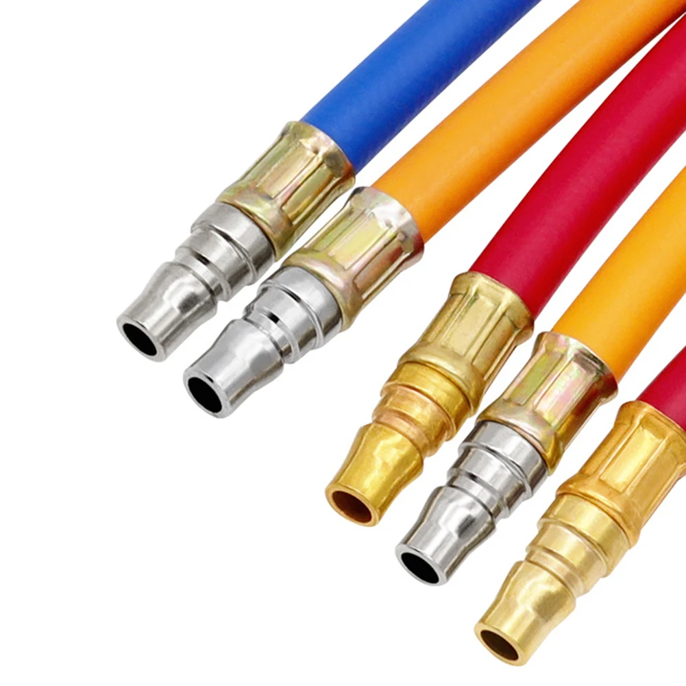 Gonfiatore per pneumatici per auto, ugello per gonfiaggio, soffiatore per polvere pneumatico, tubo flessibile a doppia estremità, pezzi di ricambio per auto e moto