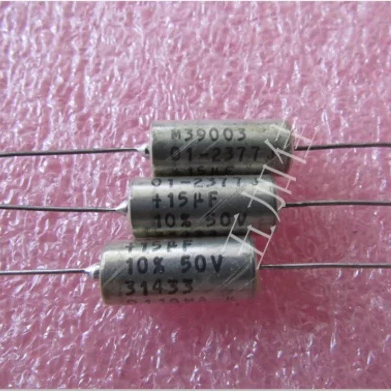 

5PCS/50V15uf 10% M3900301-2377J American axial tantalum capacitor